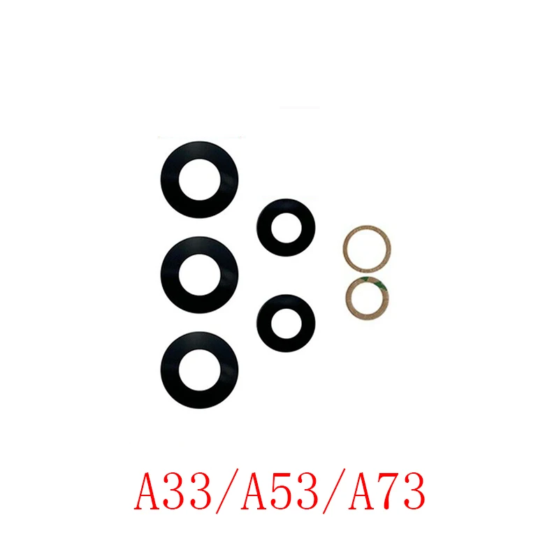 1set Rear Camera Glass For Samsung A13 5G A23 A33 A53 A73 A136B A235F A236B A335F A336B A536B A736B Back Camera Lens With Glue