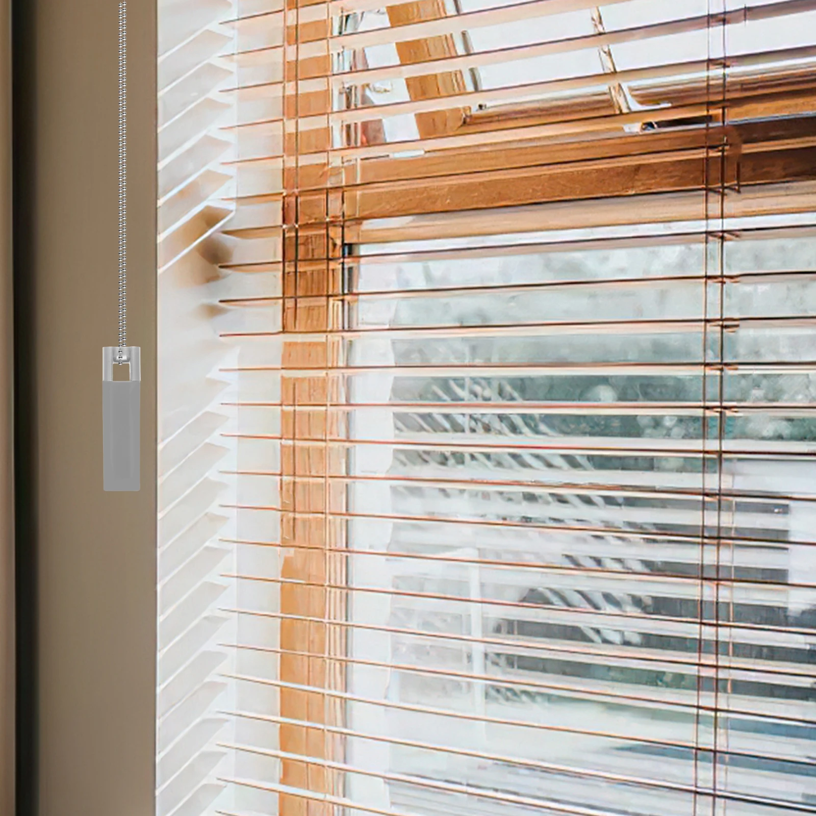 

2Pcs Blind Cord Weights Handles Roller Repair Parts Enhance Functionality Smooth Operation Frosted Grip DIY Home Decor