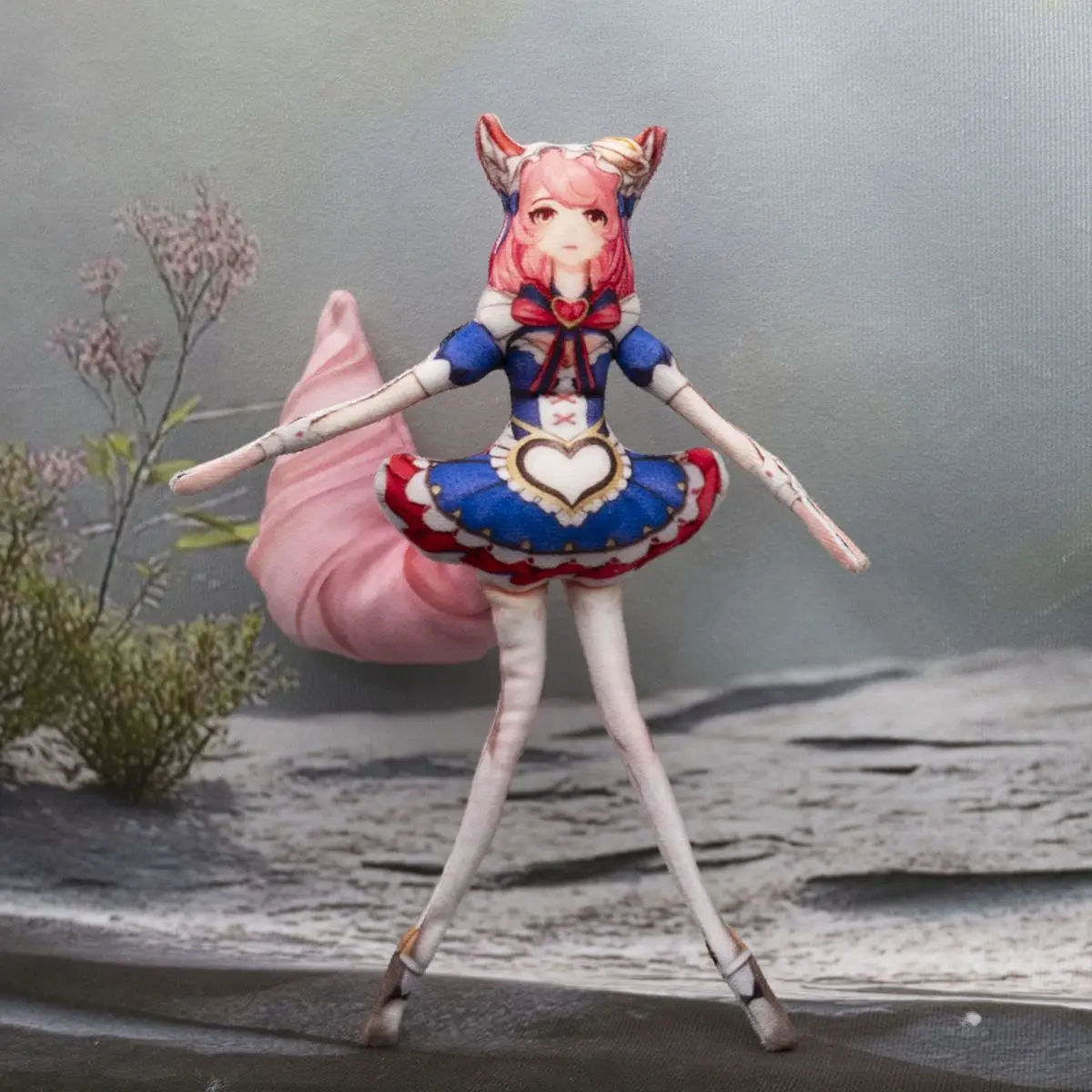 Anime Game Figure Da Qiao Xiao Qiao Angela HanXin Gongsun Li Cosplay Plush Doll with Iron Wire Skeleton Stuffed Toy Decor Gifts