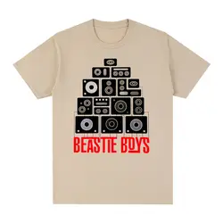 Beastie Boys Music Band Vintage T-shirt Cotton Alternative Rock Hip Hop Men T shirt New Tee Tshirt Womens Tops