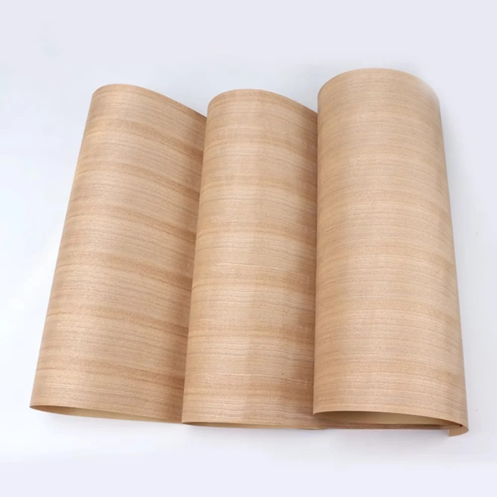 Ash straight grain widened natural veneer (back width kraft paper )splicing ultra-wide L: 2.5m×580mmx0.25mm