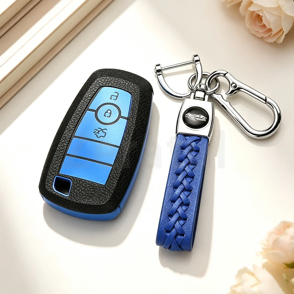 3 Buttons Car Key Keyless Cover Shell Case For Ford Focus Edge Explorer Expedition Everest Fusion Mondeo Mustang Raptor Bronco