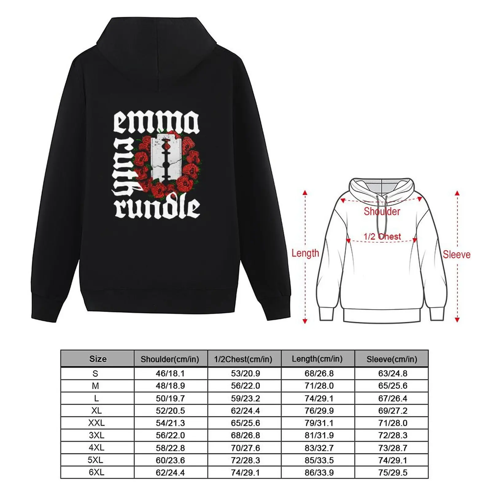 Emma Ruth Rundle Hoodie men's sweat-shirt mens clothes men's autumn clothes men's winter sweater graphic hoodies