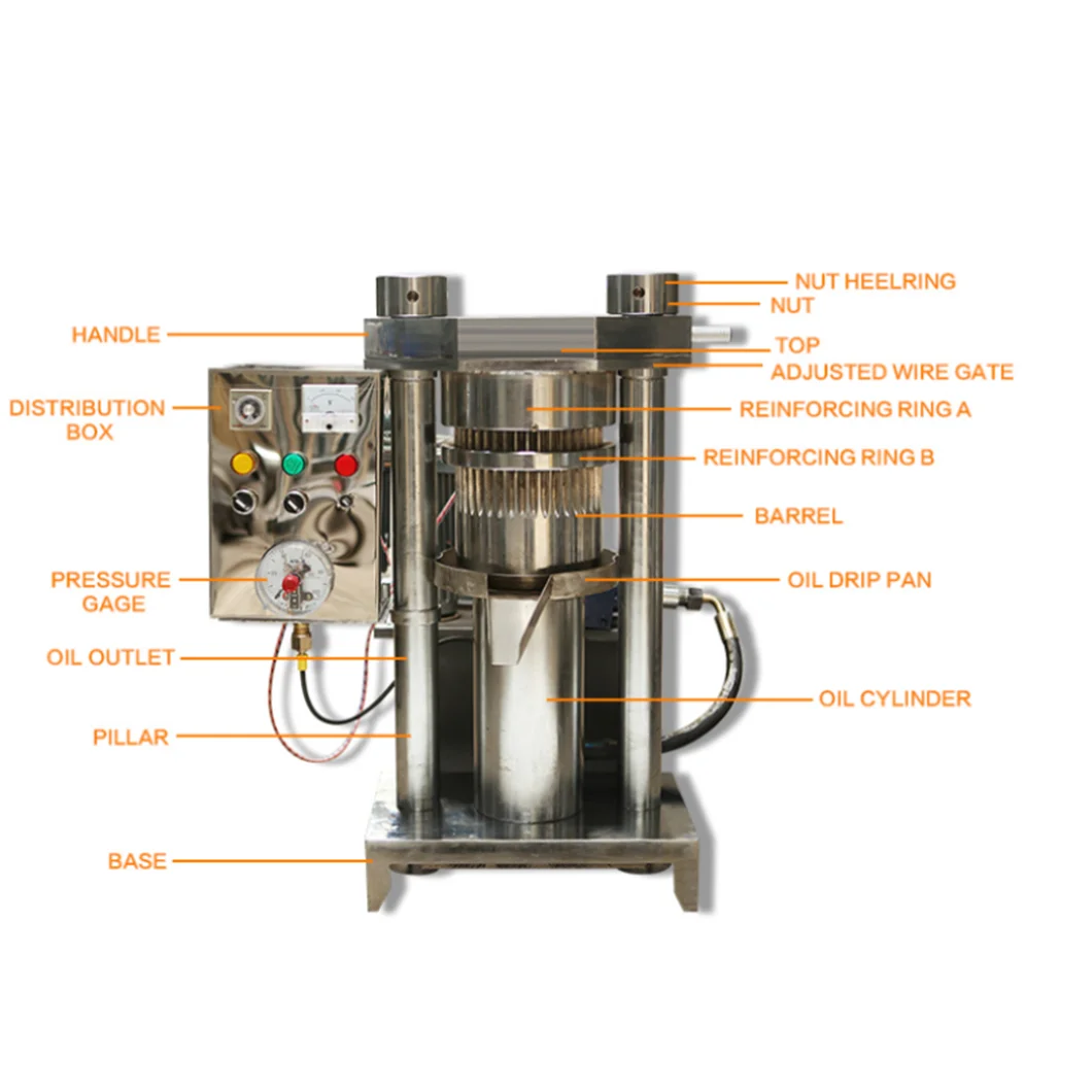 Chocolate Process Equipment Cocoa Liquor Cocoa Mass Coco Fat Pressing Extracting Machine for Sale