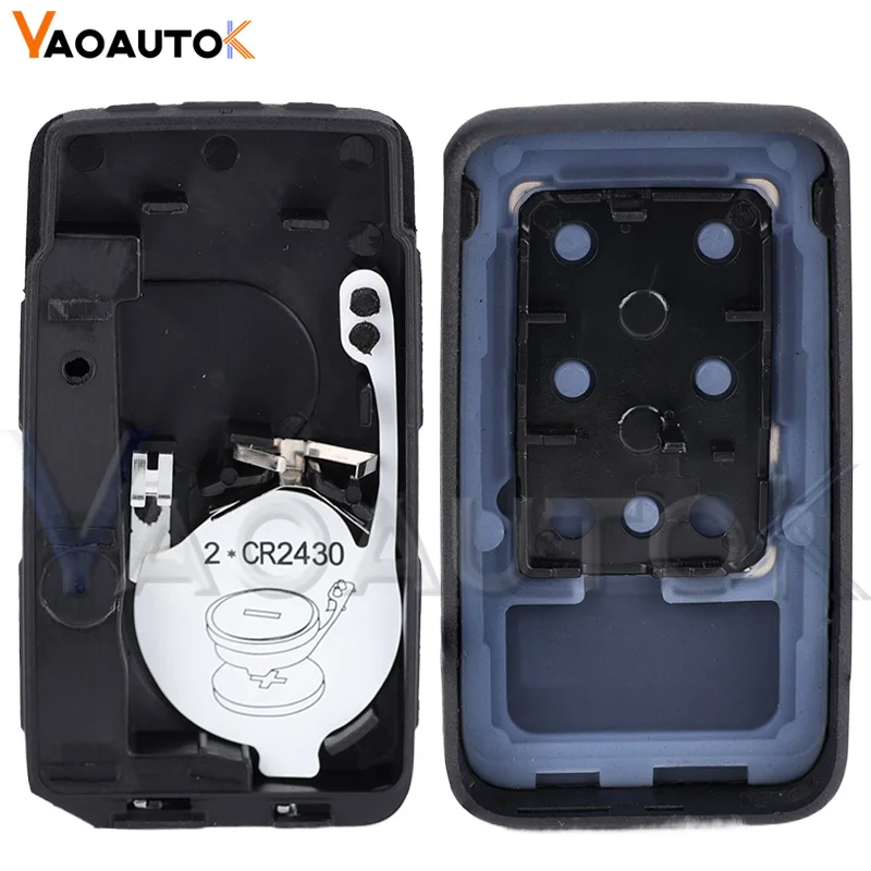 Auto Smart Remote Key For Volvo XC60 S60 S60L V40 V60 S80 XC70 433Mhz FSK ID46 Chip Smart Car Key 5 Buttons FCCID KR55WK49264