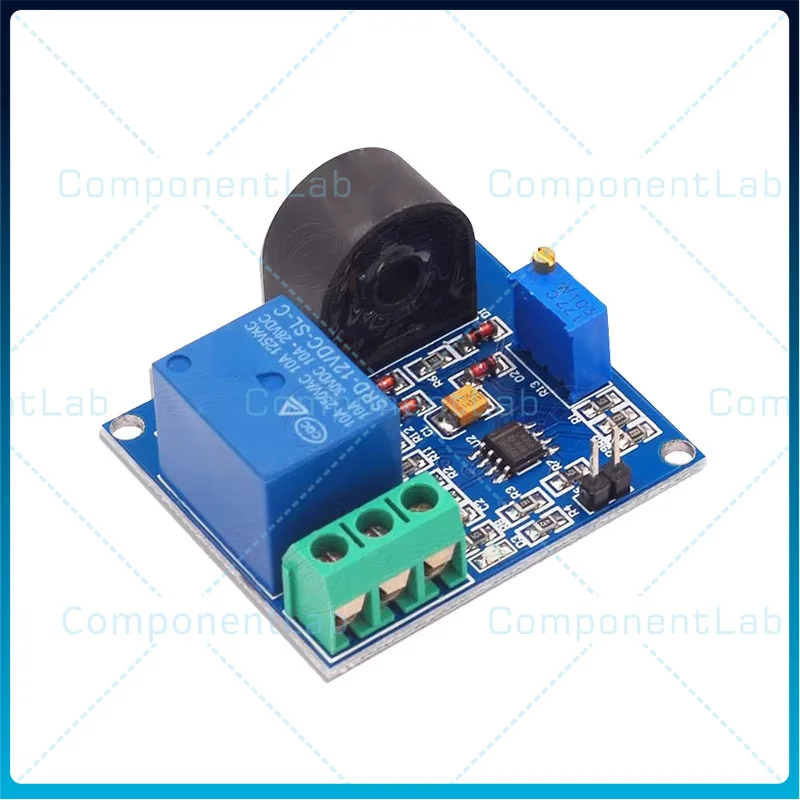 5-15pcs 5A Overcurrent Protection Sensor Module, AC Current Detection Sensor, 12V Relay, Control Switch
