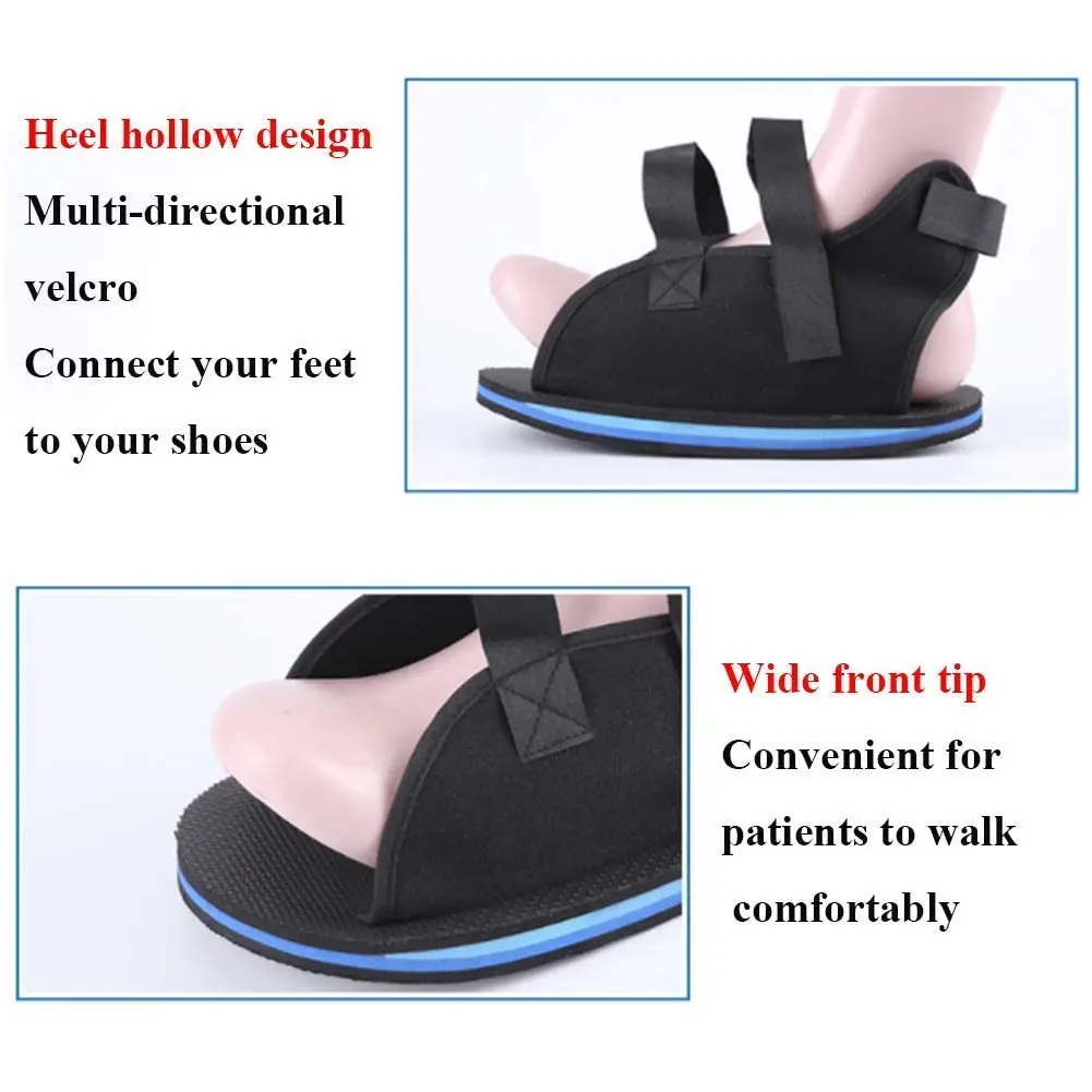 Cast Shoe Foot Fracture Support Open Toe Post Op Shoe Toe Valgus Surgical Fixed Gypsum Shoe for Foot Injuries Stable Ankle Joint