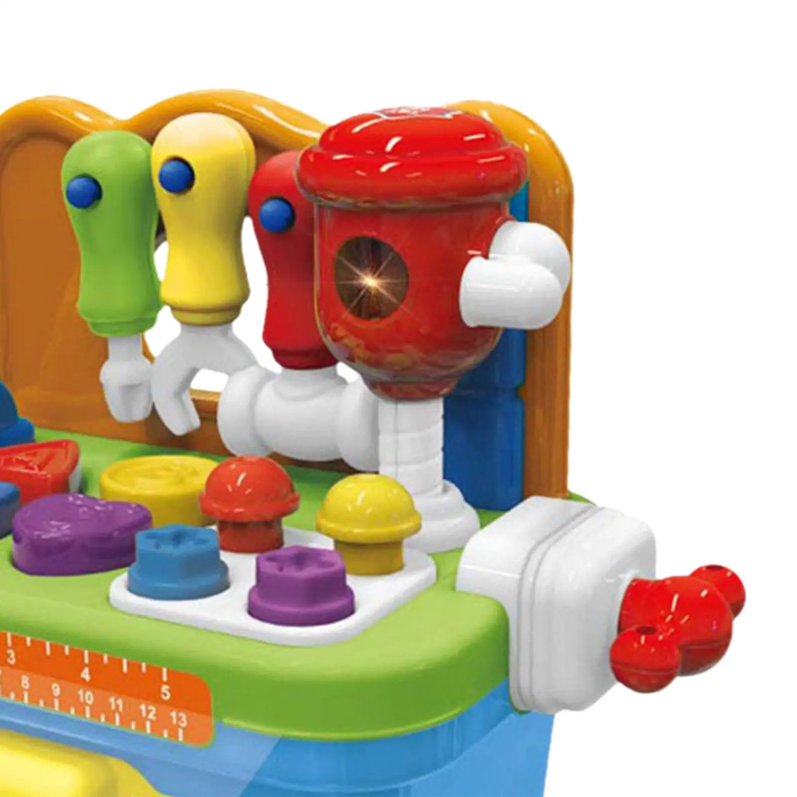 Interactive Tool Bench Toy with Lights and Sounds Kids Workbench Toy for Girls Baby 1 2 3 4 Years Old Kids Birthday Gift