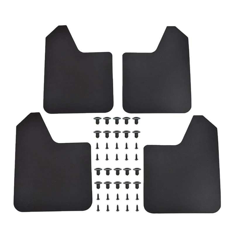 

A2BF 4pcs Universal Mud Flaps Splash Guards Weather Resistant For Vehicle Commutes And Rural Drives Simple Installation