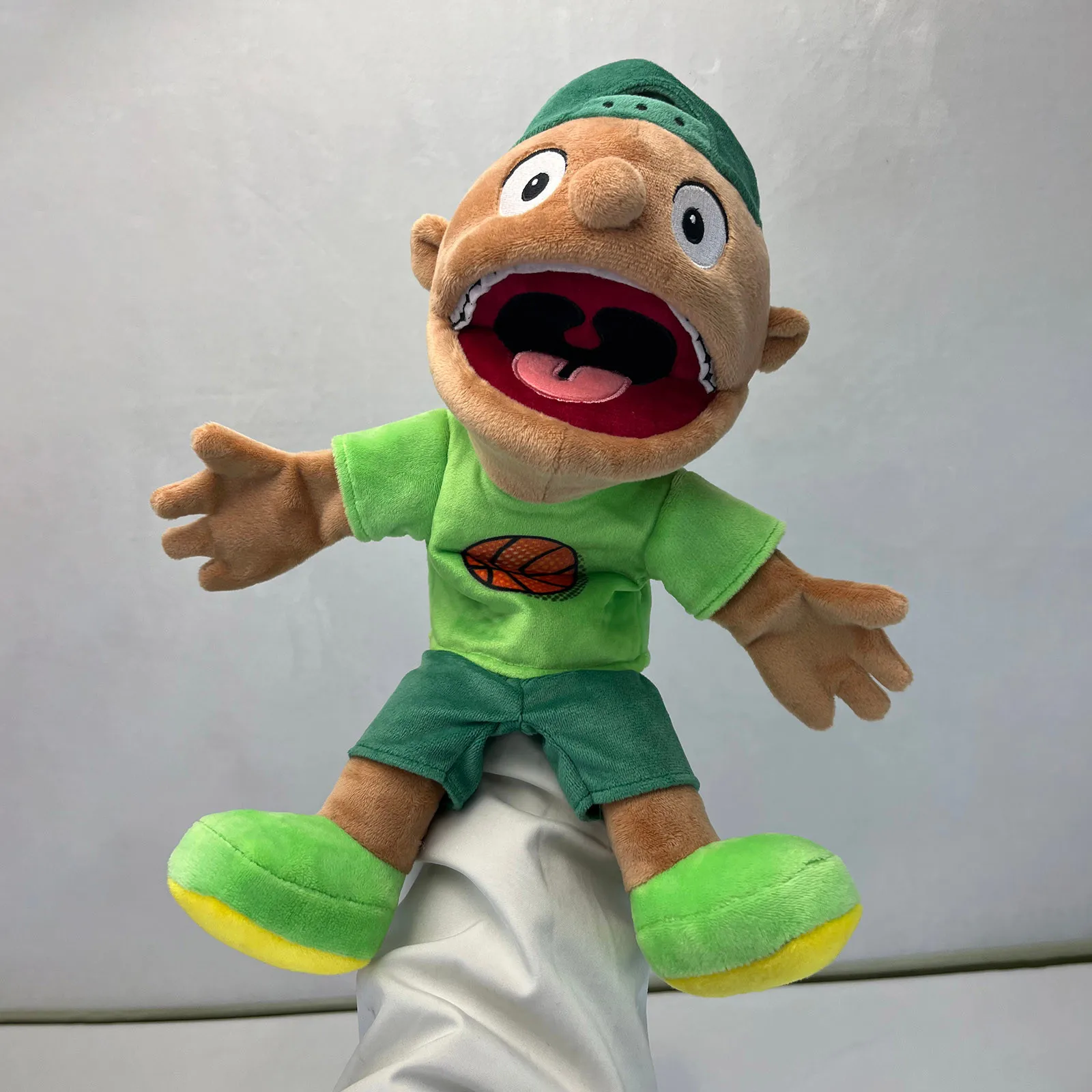 جيفي دمية يدوية مغني الراب من نوع فيبي دمية قطيفة لعبة حوارية Muppet مسرح نشاط الوالدين والطفل هدية للأطفال