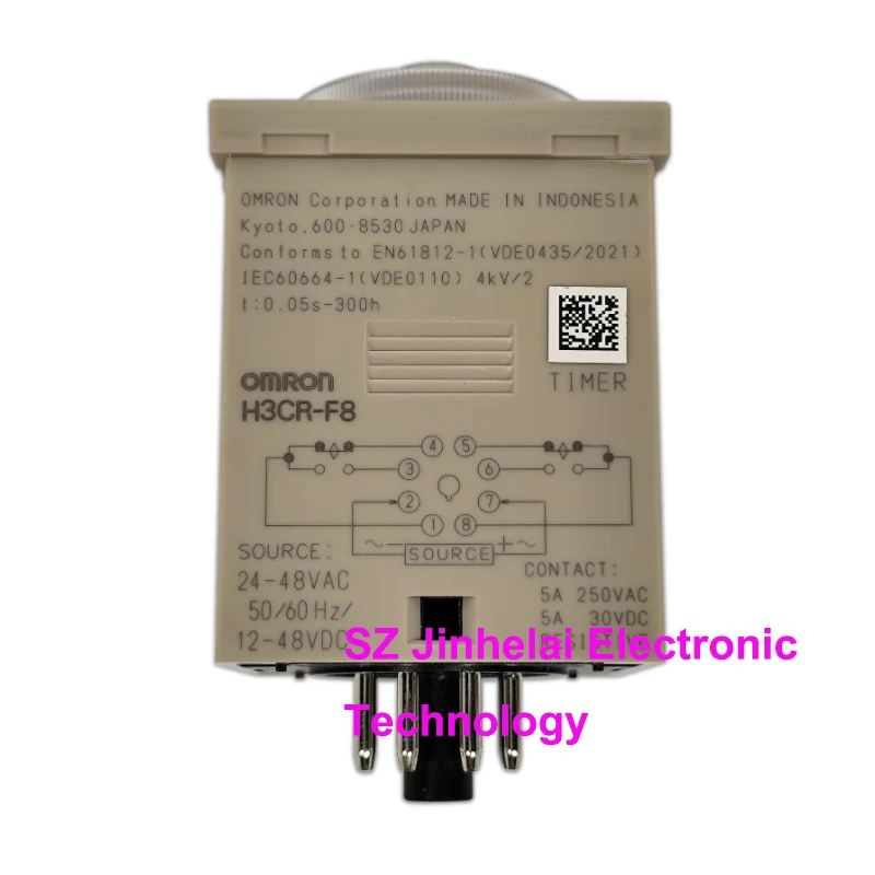 New and Original Omron H3CR-F8 H3CR-A8 H3CR-A8E TIME RELAY Solid state timer 100-240VAC  12-48VDC timer switch