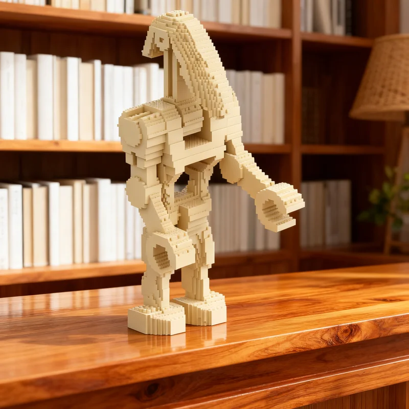 

12825 деталей MOC: Сборная модель боевого дроида-скульптуры из серии Star Wars. Креативный конструктор для демонстрации, коллекционный декор, подарок для детей. Премиум-качество.