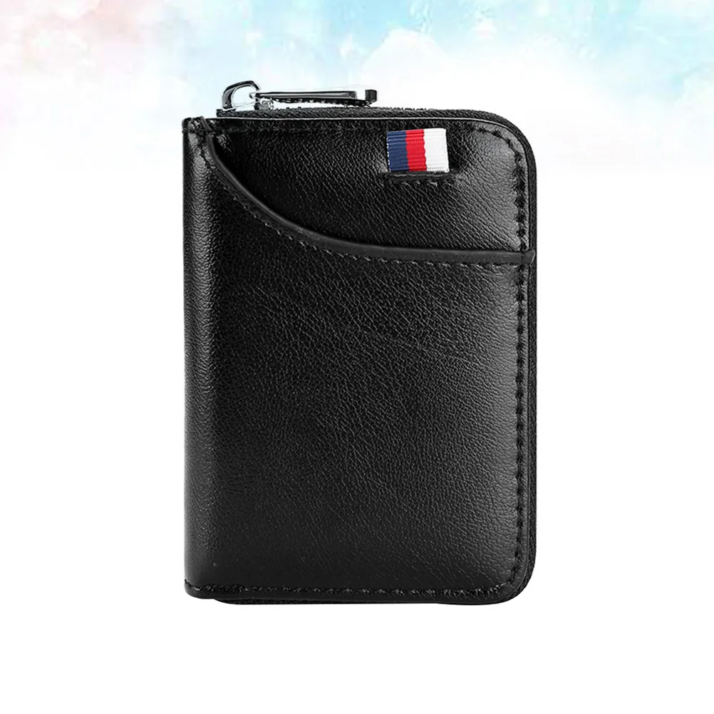 

1Pcs Rfid Shielding Billfold Antitheft Brush Purse Wallet Durable Easyopenclose Multislots Black