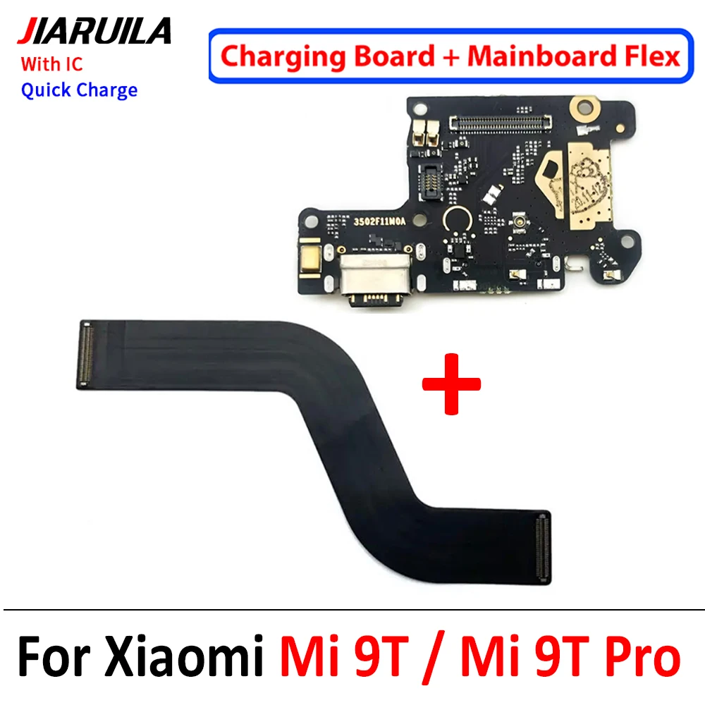 New Usb Charging Port Board Flex Cable Connector Main Motherboard Parts Ribbon for Xiaomi Mi 9T 10T 11T 12T 13T Pro