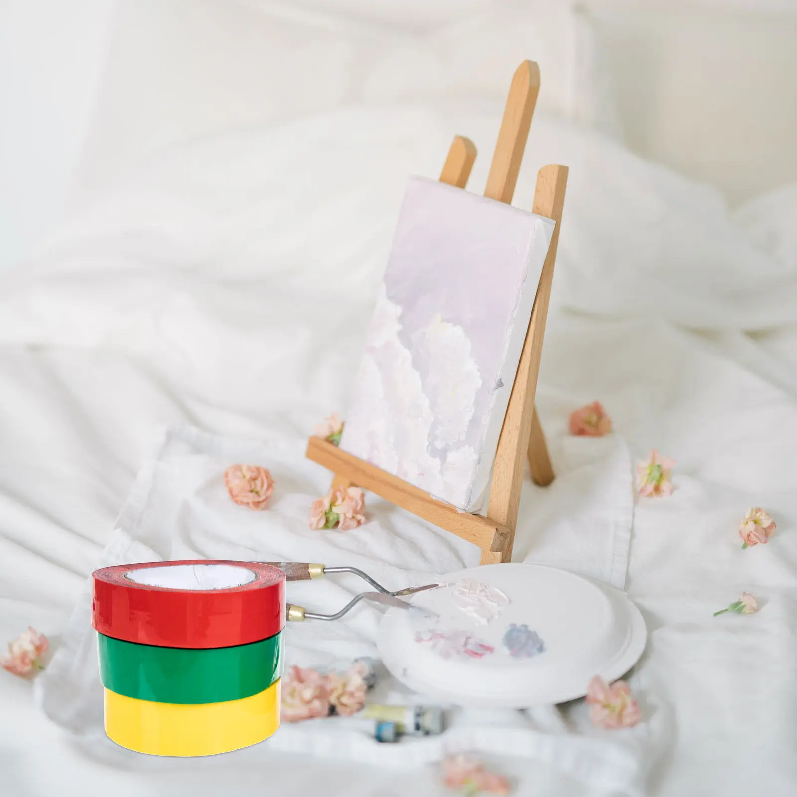 

Набор из 6 рулонов клейких маскировочных лент: гибкие, прочные, цветные ленты для художников, DIY-проектов и временного крепления