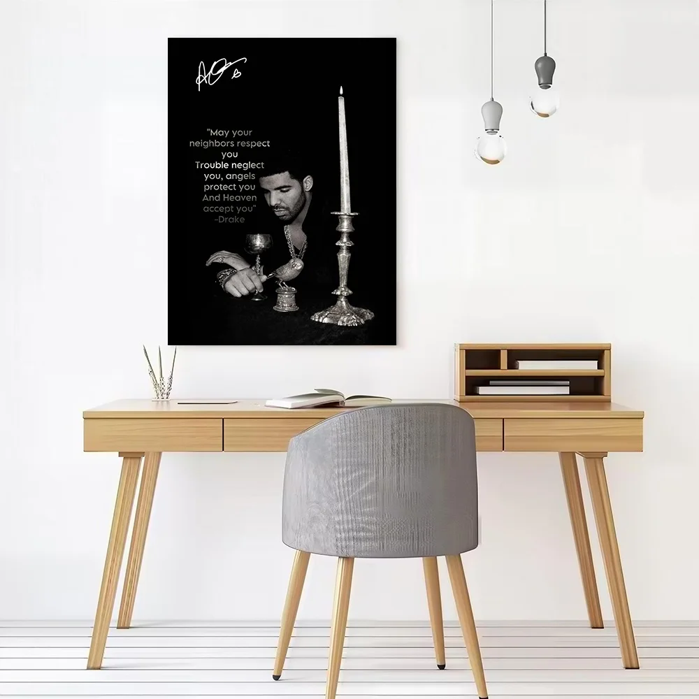 Drake Canvas Wall Art Poster Custom Wall Paintings Personalized Photo Printing for Room Ornaments Home Decor Luxury Decoration