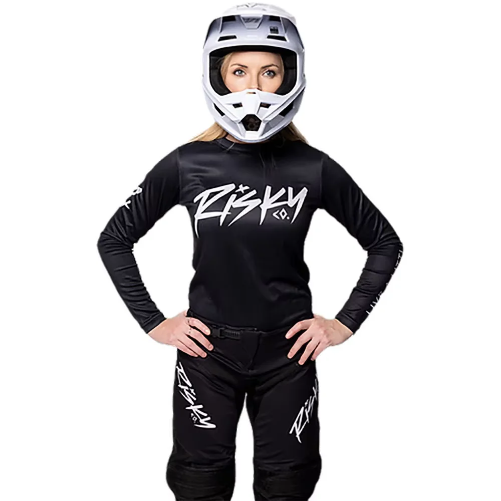 women\'s cycling shirt  cycle jersey long sleeve summer bicycle clothes Motocross jersey   downhill T-shirt mtb enduro shirt