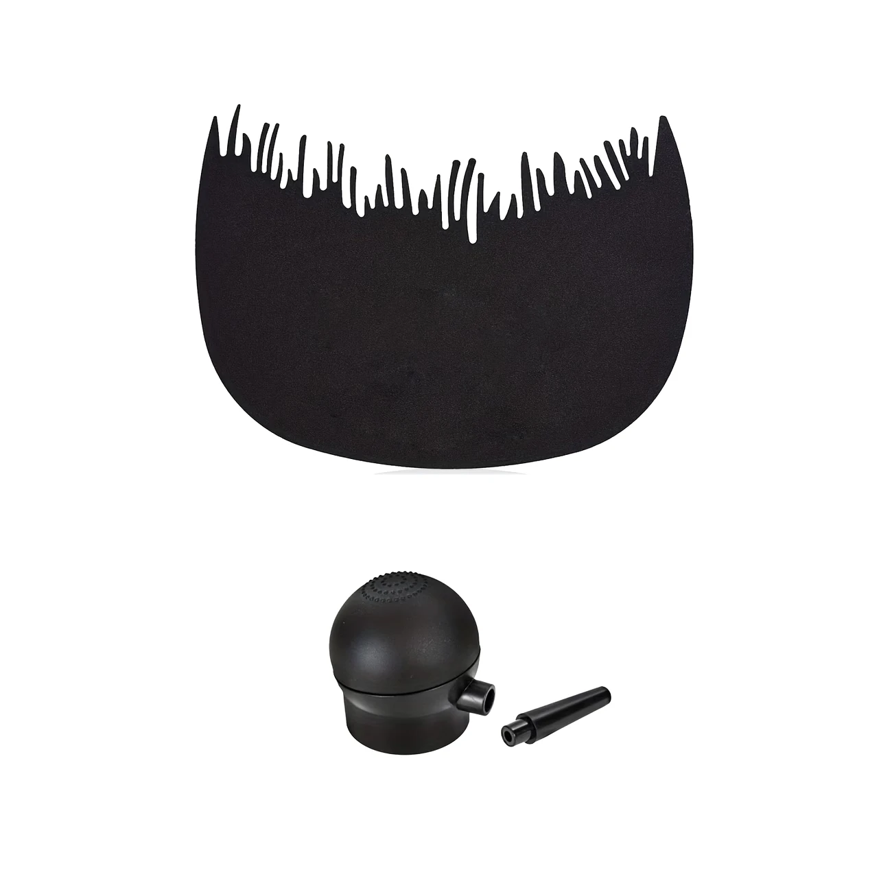 2-In-1 Hair Building Fibers Styling Kit with Hairline Optimizer Comb And Spray Applicator Pump Nozzle for Men Women Holiday Gift