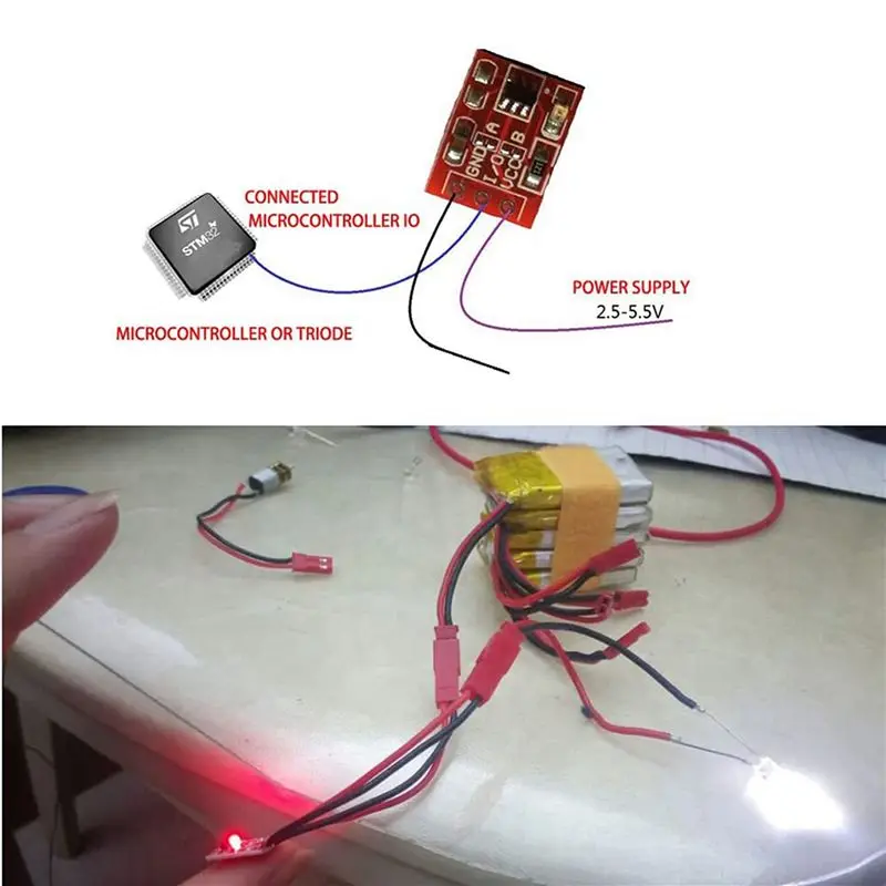 A74E-300Pcs TTP223 Touch Key Switch Module Touching Button Self-Locking/No-Locking Capacitive Switches Single Channel
