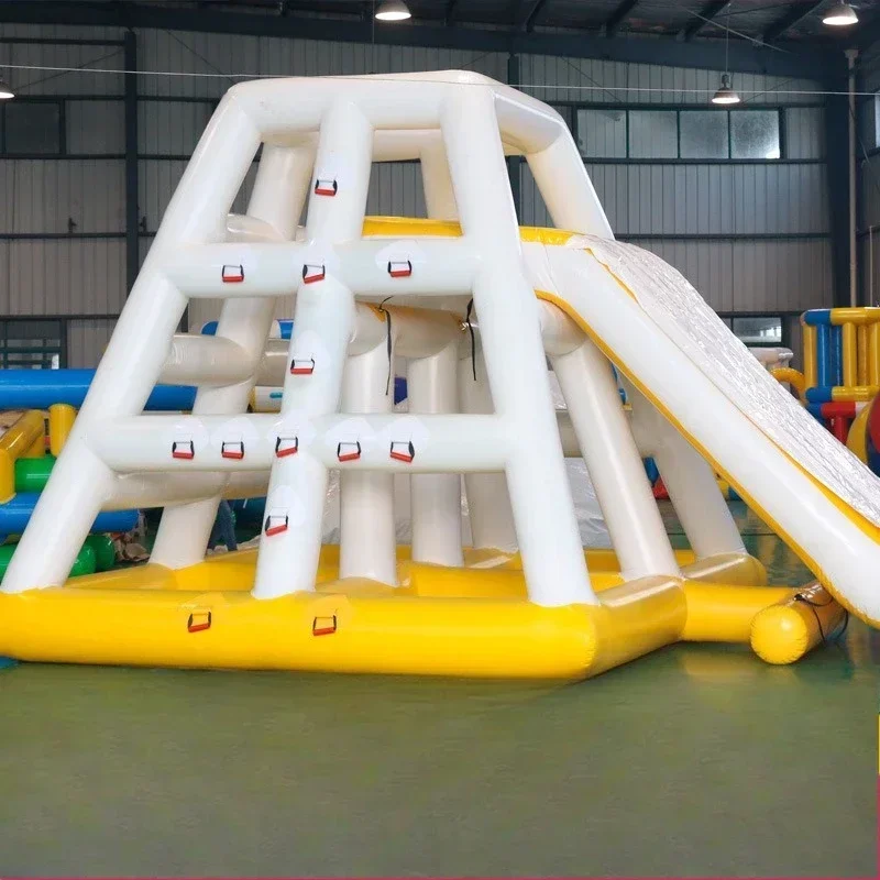 Million Ocean Ball Pool Pyramid Climbing Water Slide, Children's Play Outdoor Inflatable Slide