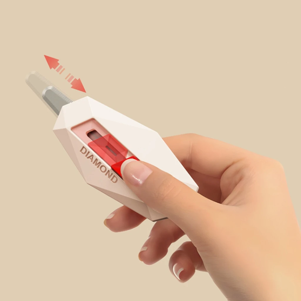 Diamant Design Unbox Messer Sicherheit Runde Kopf Cutter Magnetische Karton Box Cutter Für Öffnung Paket Brief Utility Messer