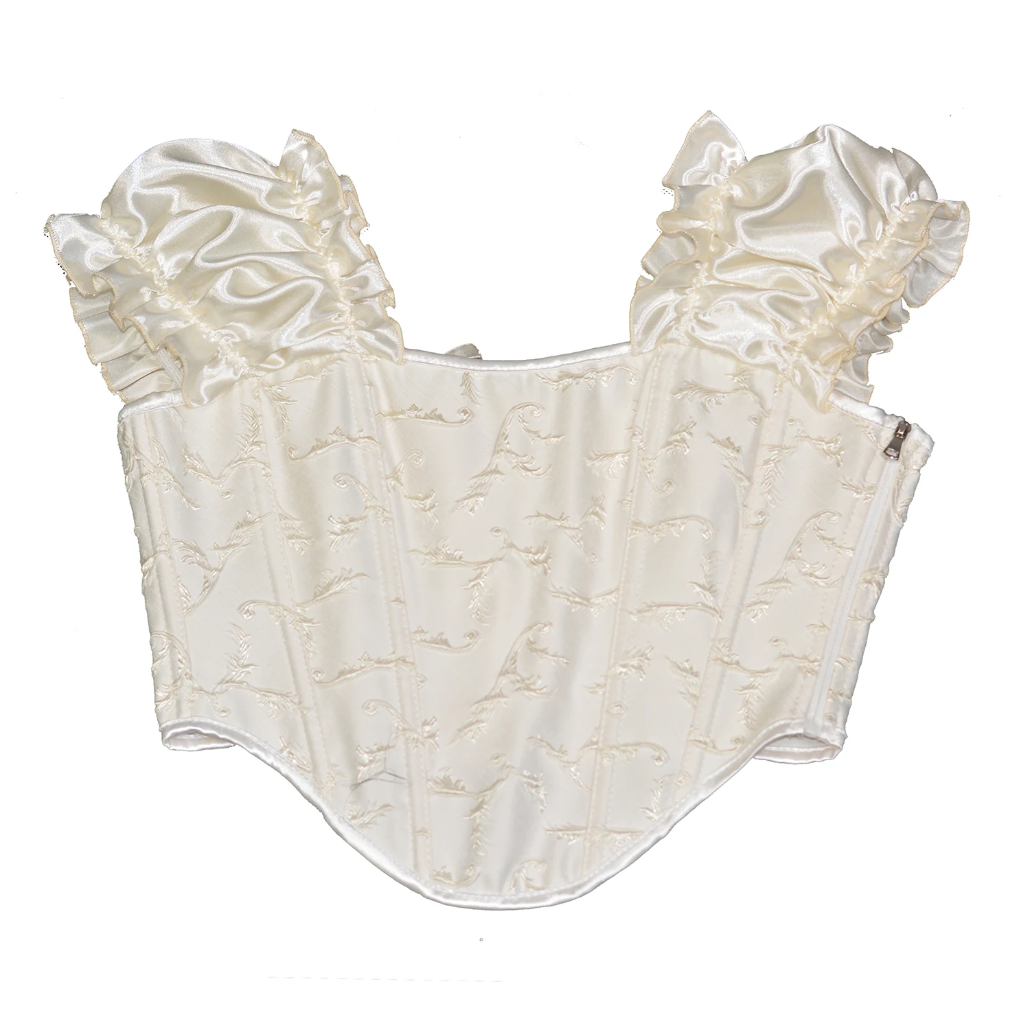 

French Vintage Corset Tops To Wear Out Sexy Bustier Crop Top Tank Solid Women Shaper Streetwear