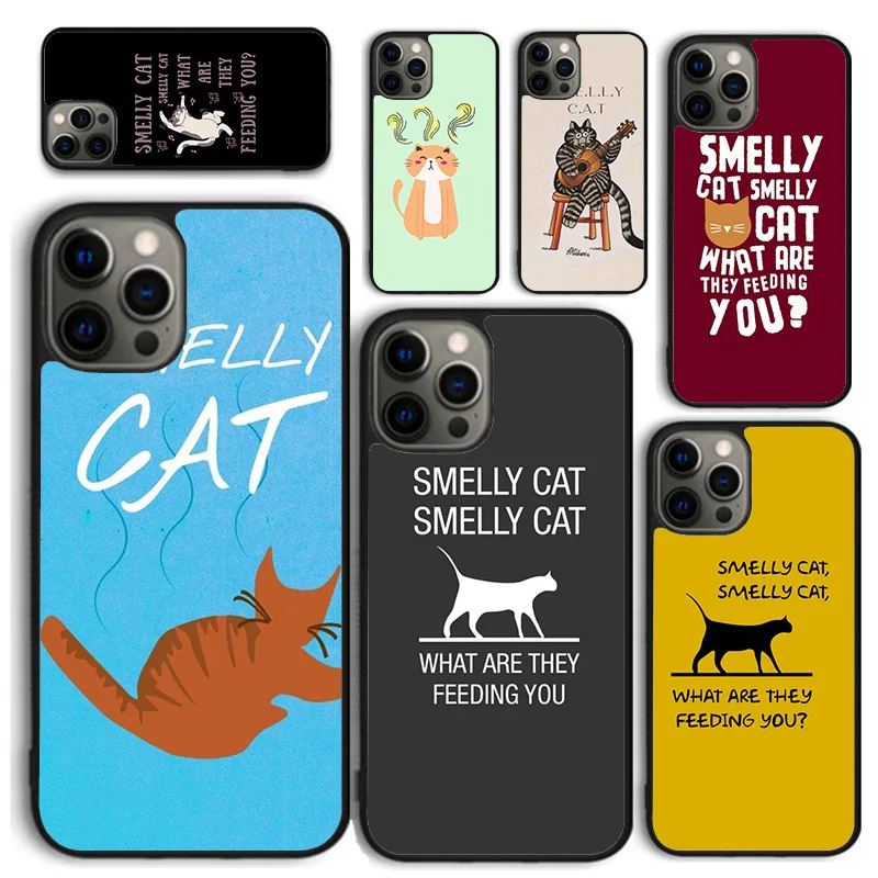 FRIENDS FUNNY TV SHOW PHOEBE SMELLY CAT Phone Case for iPhone 16 15 14 12 13 mini PLUS X XS XR 11 PRO MAX Fundas Shell