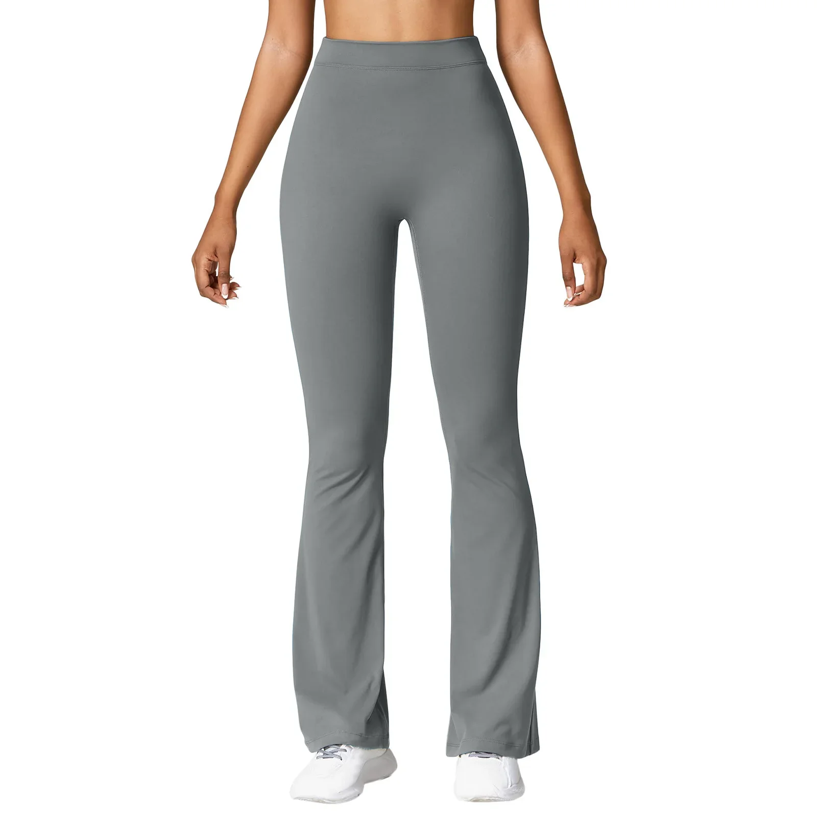 Mode Micro Horn Leggings Frauen V-back Taille Sport Hosen Hohe Taille Push-Up Butt Gym Hosen Solide Schlanke latin Dance Hose – Detail 12
