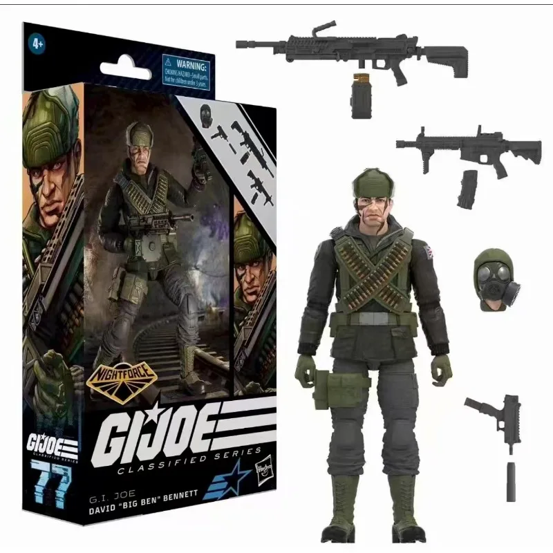 Original Hasbro G.I. Joe Classified Series 77 Nightforce David Big Ben Bennett Action Figure Collection Toys Ornaments - view 6