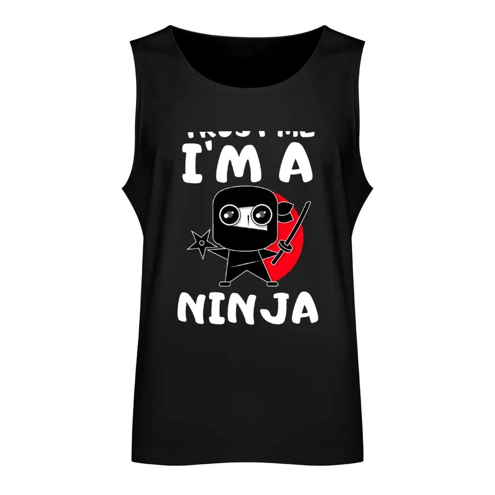 Trust Me I'm a Ninja Tank Top anime gym Men's gym articles anime t-shirts