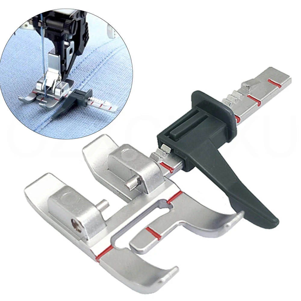 

Household Sewing Adjustable Fixed Gauge Guide Ruler Presser Foot Fits For PFAFF Sewing Machine Accessories Parts #820677096