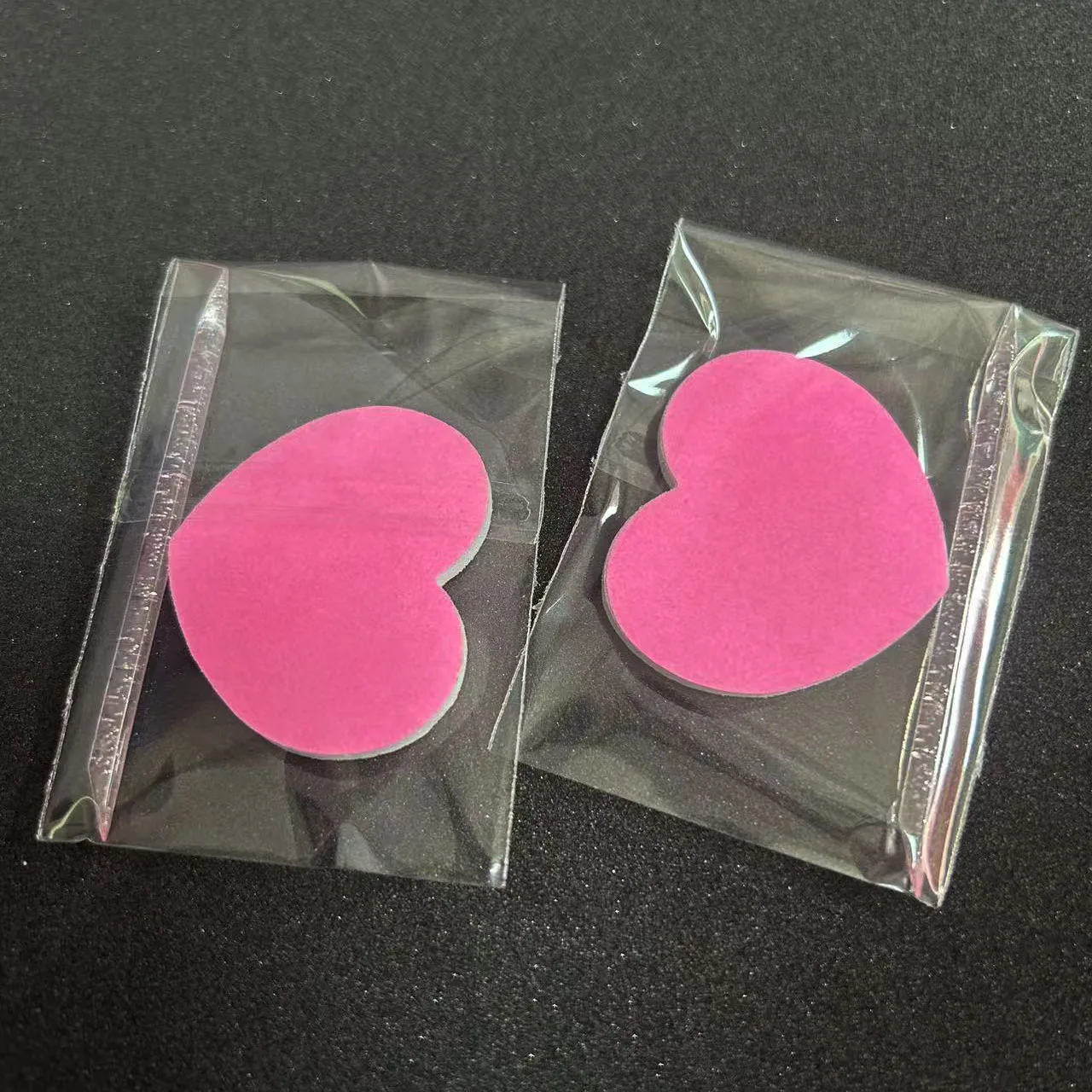 10-delige manicureset pedicureset wegwerp nagelkit roze hart nagelvijl nagelriemschuiver