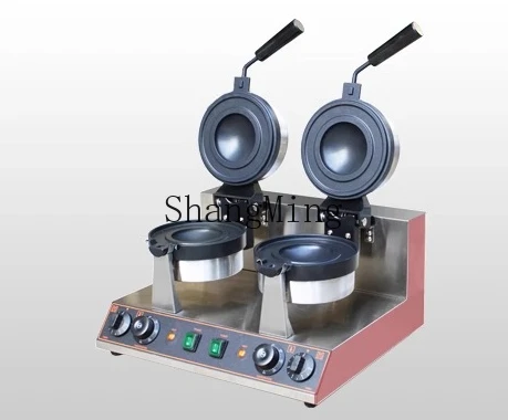 ZYY Commercial Double Head Rotary Burger Machine Toast Waffle Machine Ice Cream Stuffing Burger Machine