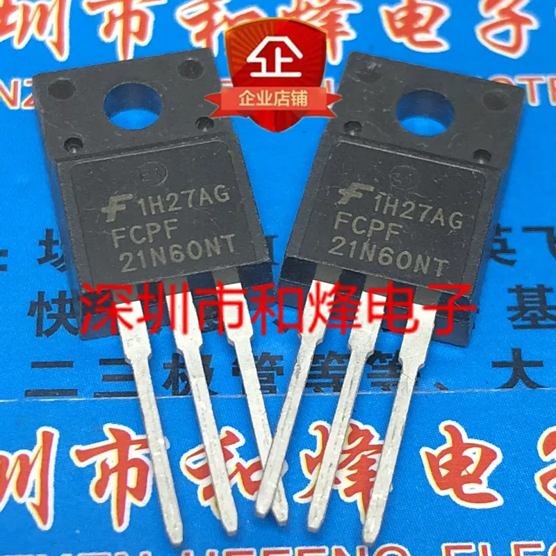 Free shipping  FCPF21N60NT  TO-220F 600V 21A      20PCS