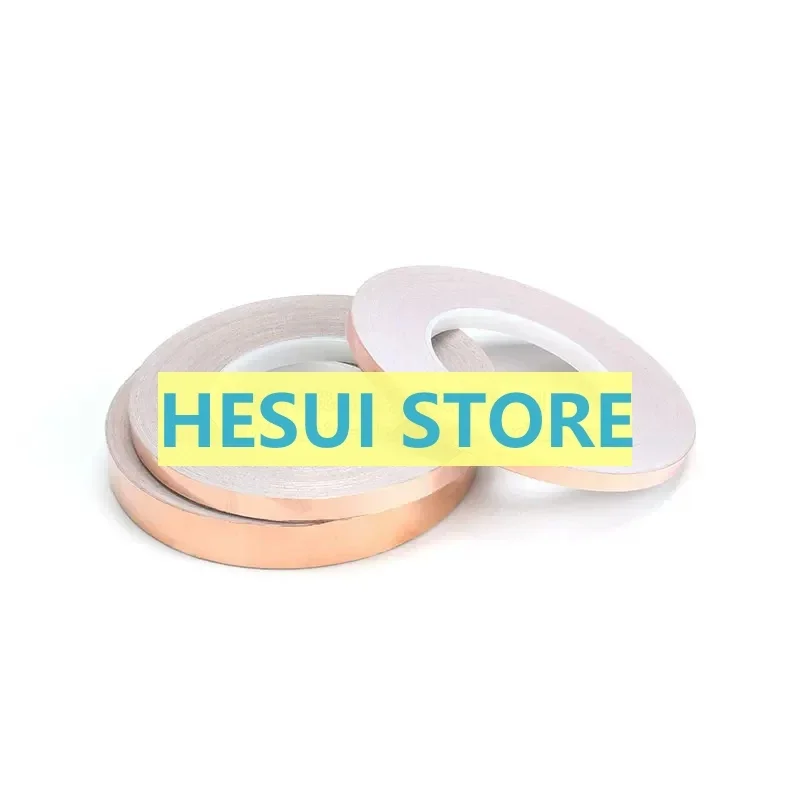 5 8 10 80 مم شريط موصل عالي الأداء محمي من رقائق النحاس، الطول 50 مترًا