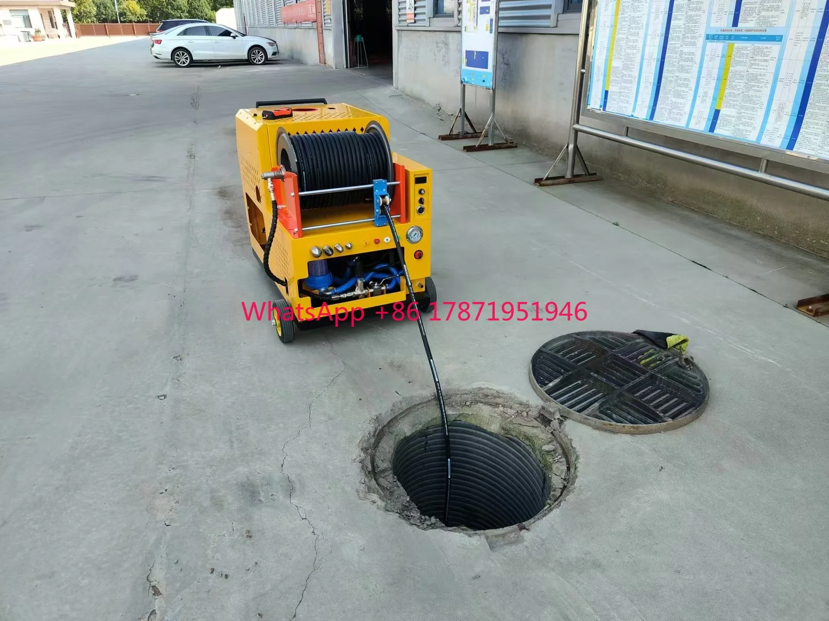 Direct sales of high-quality diesel high-pressure drainage pipeline cleaning machine, sewer cleaning spray machine