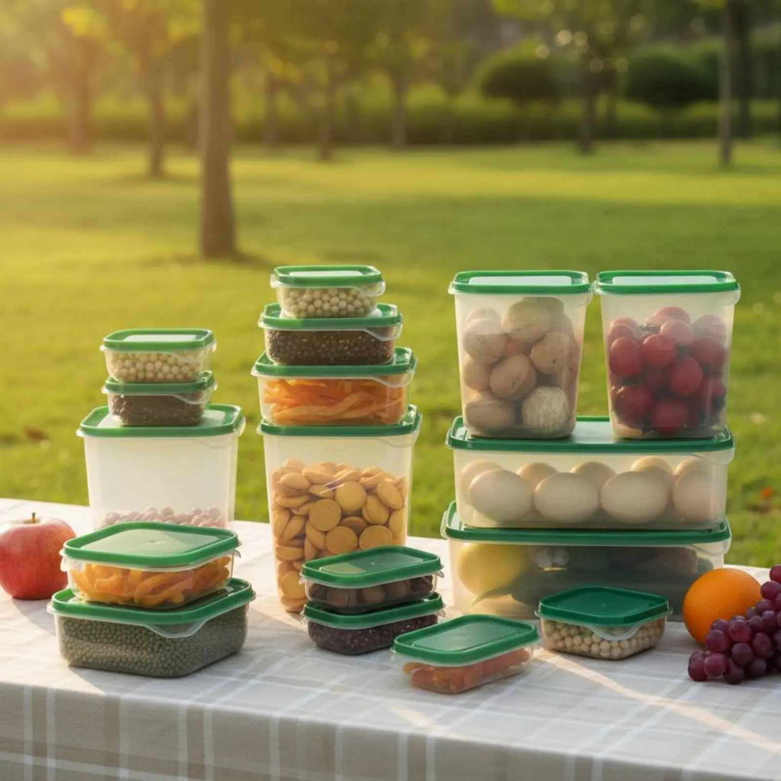 ชุดกล่องเก็บอาหารในตู้เย็น 17 - Food Storage With Lids บทวิจารณ์และราคา