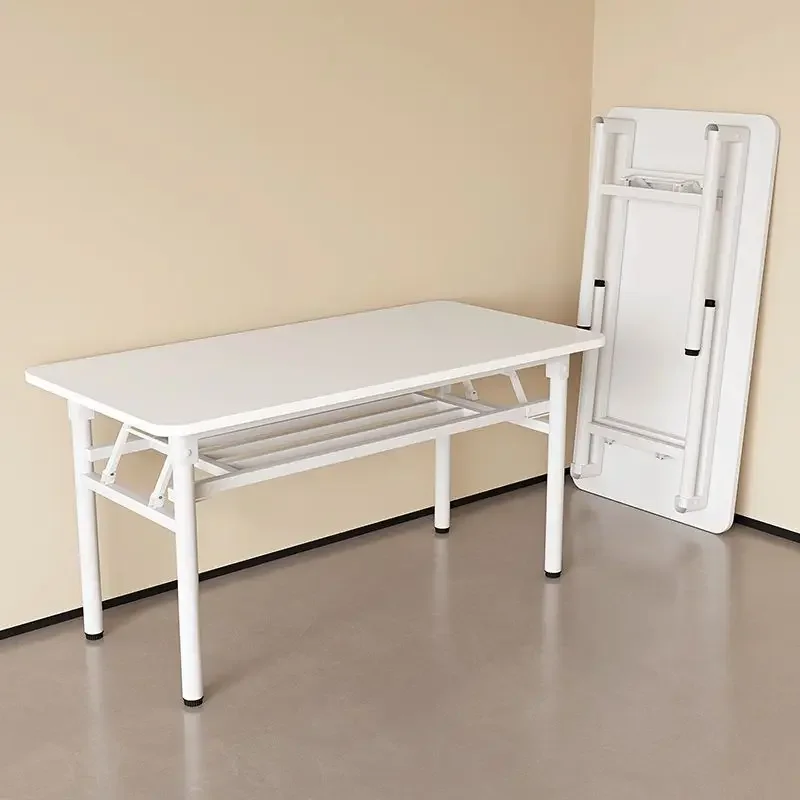 

Reinforced double beam folding table, desktop computer table, household desk, simple desk