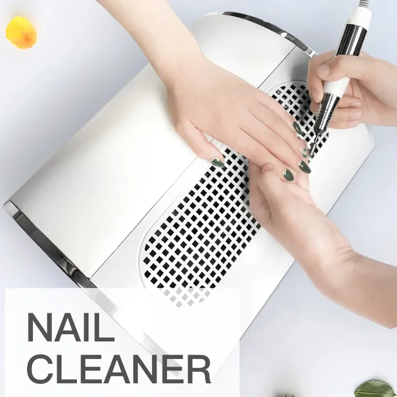 Professional Nail Dust Vacuum Cleaner 3 Fan Nail Dust Collector Low Noisy Powerful Filter Suction Nail Art Vacuum Tool