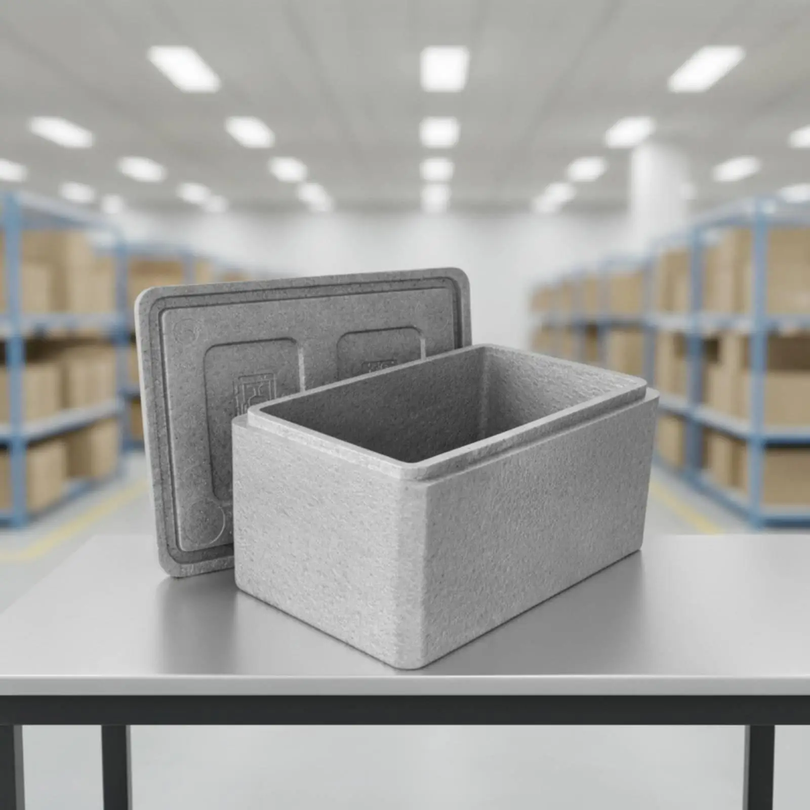 Compact Insulated Storage Box EPP Foam with Lid for Home Use Transport and Secure Item Storage