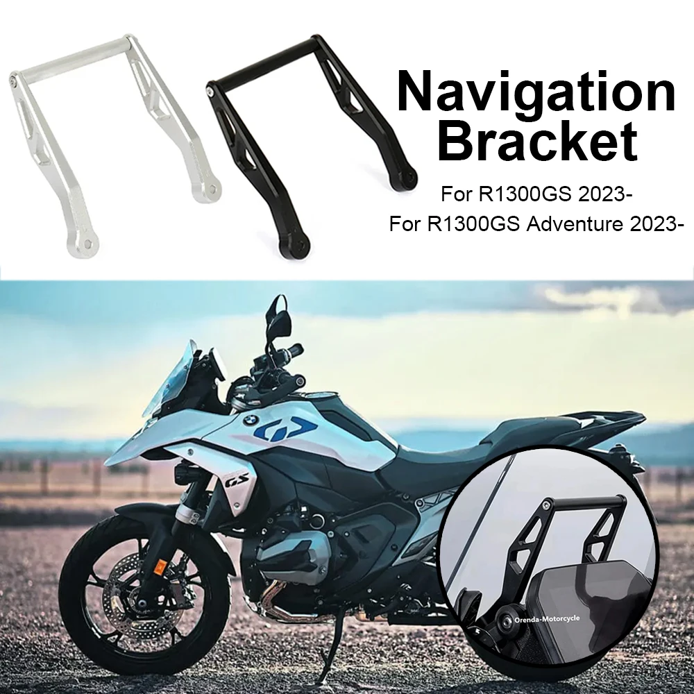 2023-新しいオートバイアクセサリーマウントサポートナビゲーションブラケットgps携帯電話ホルダーキットbmw-r1300gs-r1300-gsアドベンチャー用
