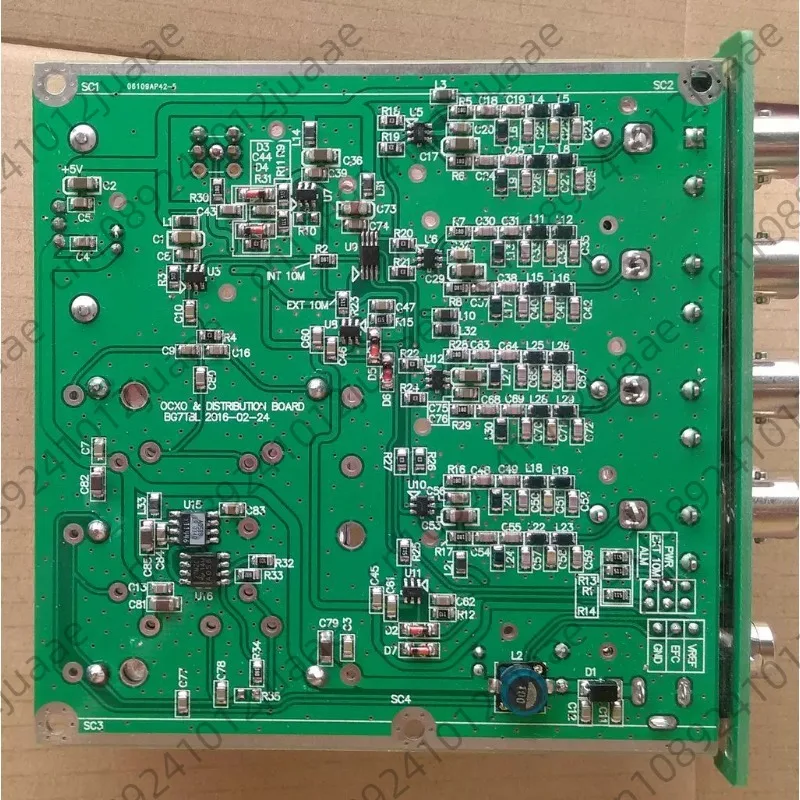 10MHz OCXO Clock Distribution Amplifier 8 Channel Output Frequency Distributor Oven Controlled Oscillator