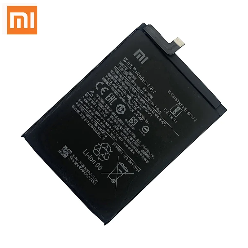 100% Original Xiao mi BN57 5160mAh Phone Battery For Xiaomi Pocophone X3 Poco X3 Pro Replacement Batteries Bateria