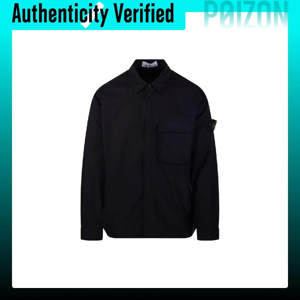 STONE ISLAND Shirts Men's Black Lapel Moderate Other L1S151200032S0003-V0029