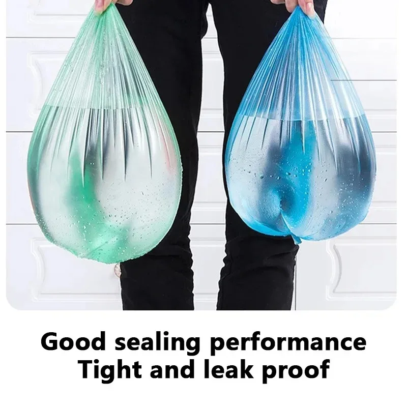 Disposable Flat-mouth Garbage Bag In Roll New Material Thickened And Strong Household Kitchen Bedroom Garbage Bag 45x50cm