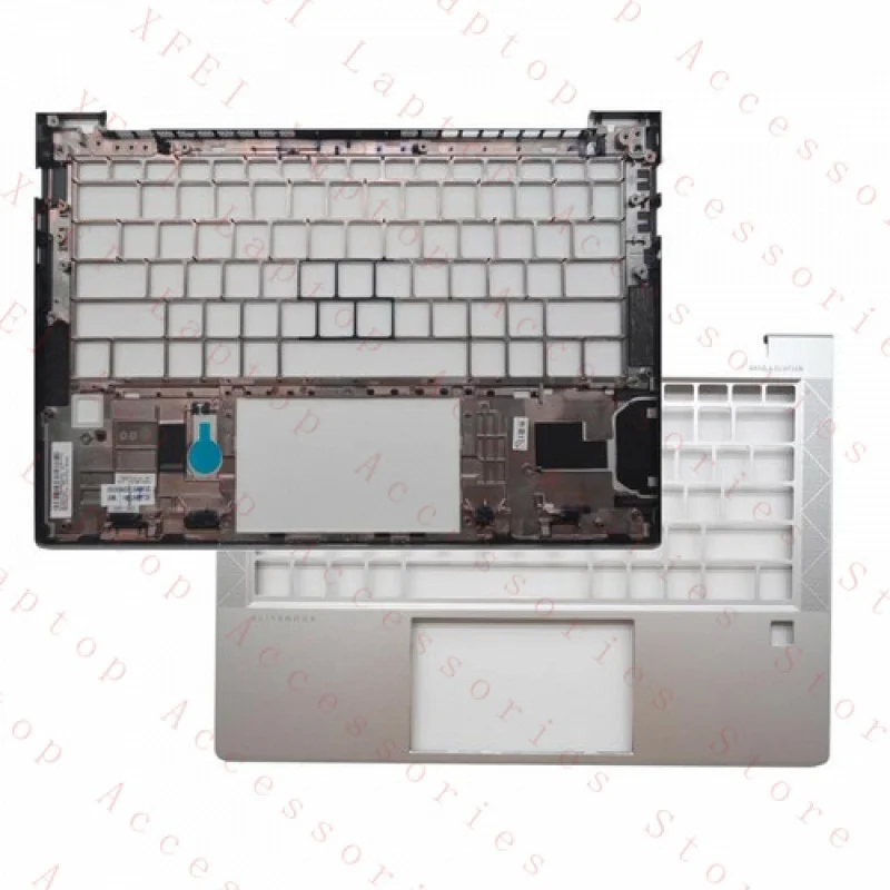 

F for HP EliteBook 735 G7 830 G7 Palmrest Case Keyboard Frame Silver 6070B1712801