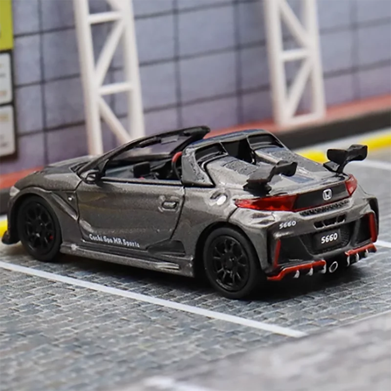 

Расширенная продажа, ограниченная серия, Honda S660 Lnfinity Convertible 1:64, широкий корпус, модифицированная модель автомобиля из сплава, коллекционные модели