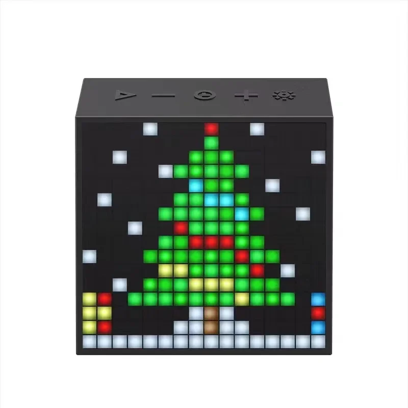 Pixel Bluetooth Speaker TIMEBOX-EVO Creative Alarm Clock Portable Wireless Mini Speaker