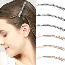 Rhinestone Bobby Pins Decorative Fancy Crystal Hair Clips Shiny Metal Barrettes Bling Diamond Hair Accessories for Women Ladies