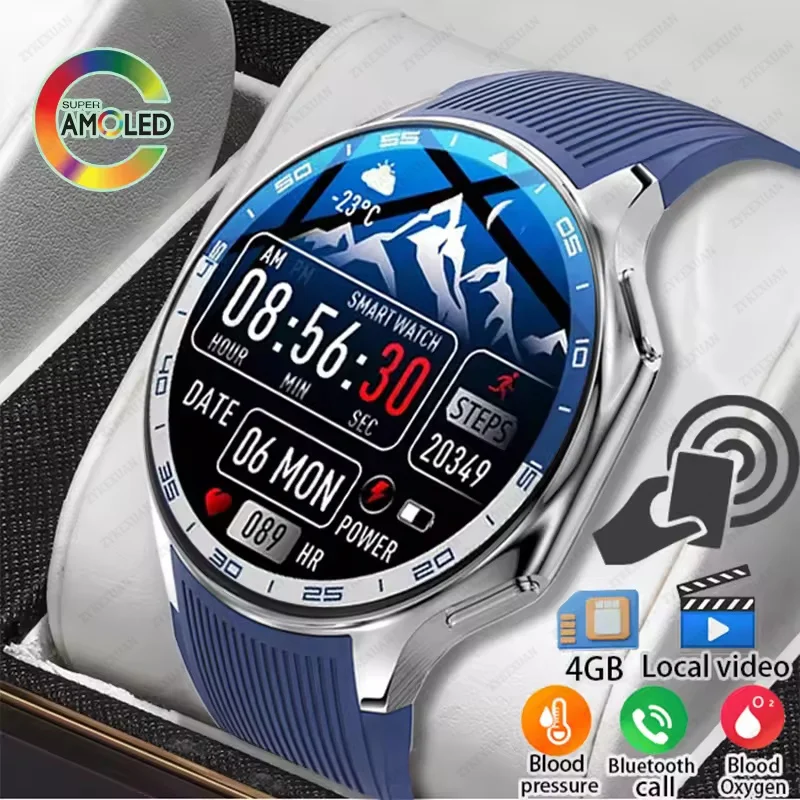 2025 ساعة عمل رجالية جديدة لساعة Xiaomi OPPO Watch X 4G ذاكرة كبيرة لتشغيل الفيديو ساعة ذكية رياضية للياقة البدنية ساعات مقاومة للماء